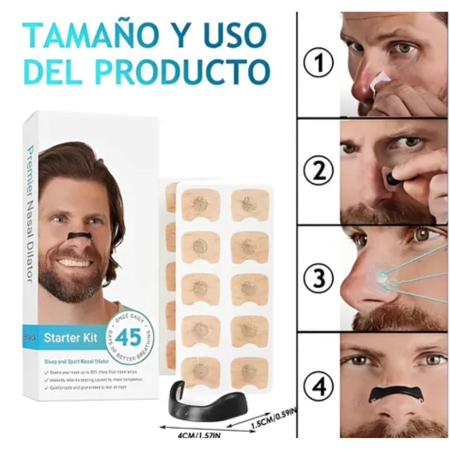 Dilatador Nasal Antirronquidos 15 piezas